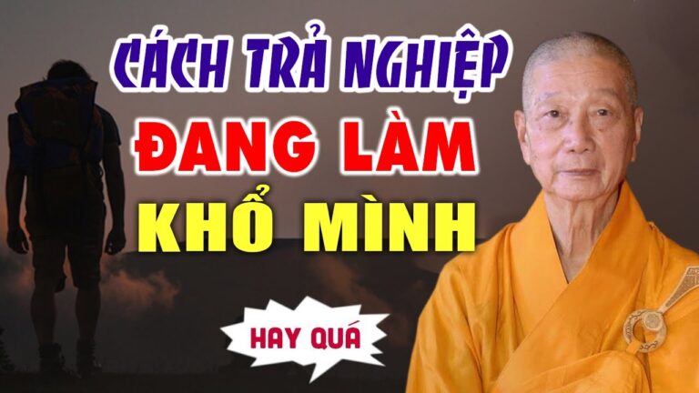 Nghe để biết cách Hóa Giải Nghiệp Chướng đang làm khổ mình – HT. Thích Trí Quảng