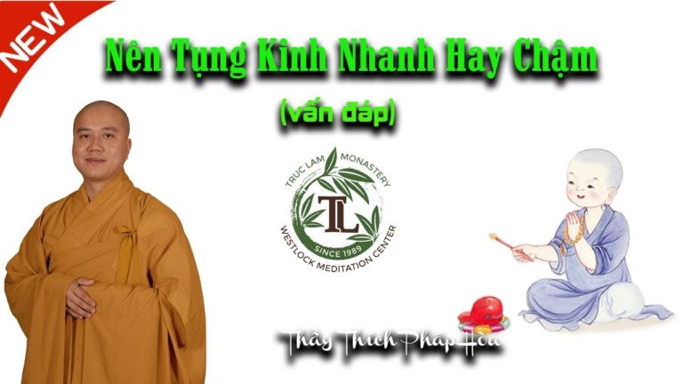 Nên Tụng Kinh Nhanh hay Chậm? (vấn đáp) – Thầy Thích Pháp Hòa